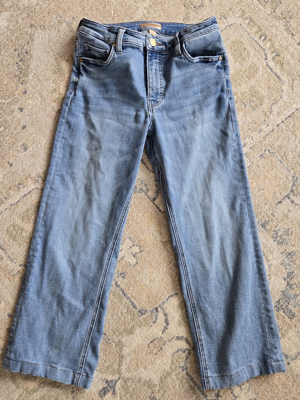 KUT -  Light Blue Straight-Leg Jeans